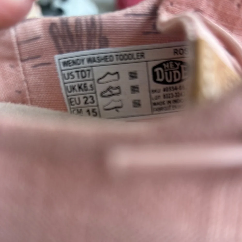 Hey Dude Pink Wendy Casual Slip-On